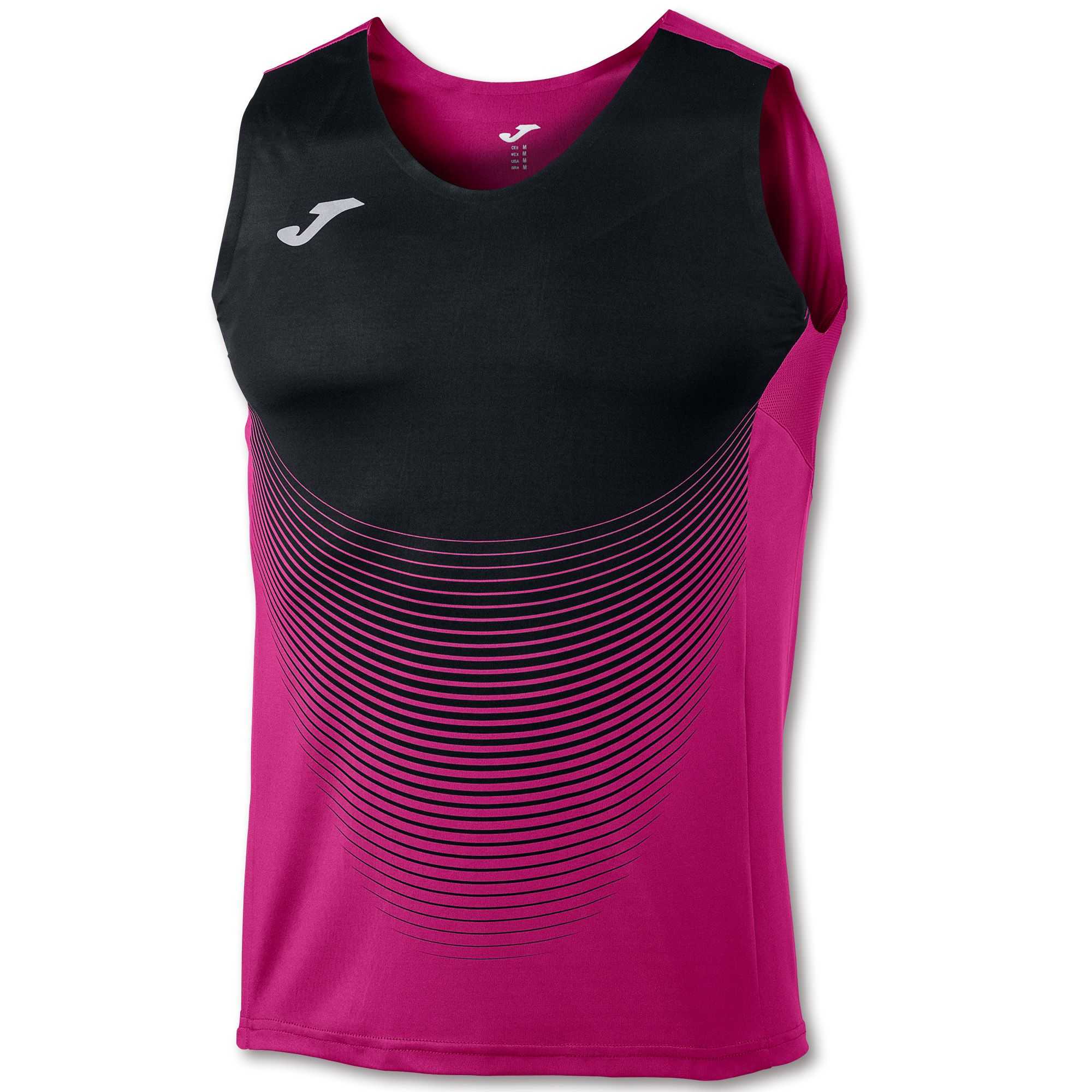 Joma T-shirt Elite Vi Sleeveless Erkek Tişört Pembe Siyah | 51FCQBYUL