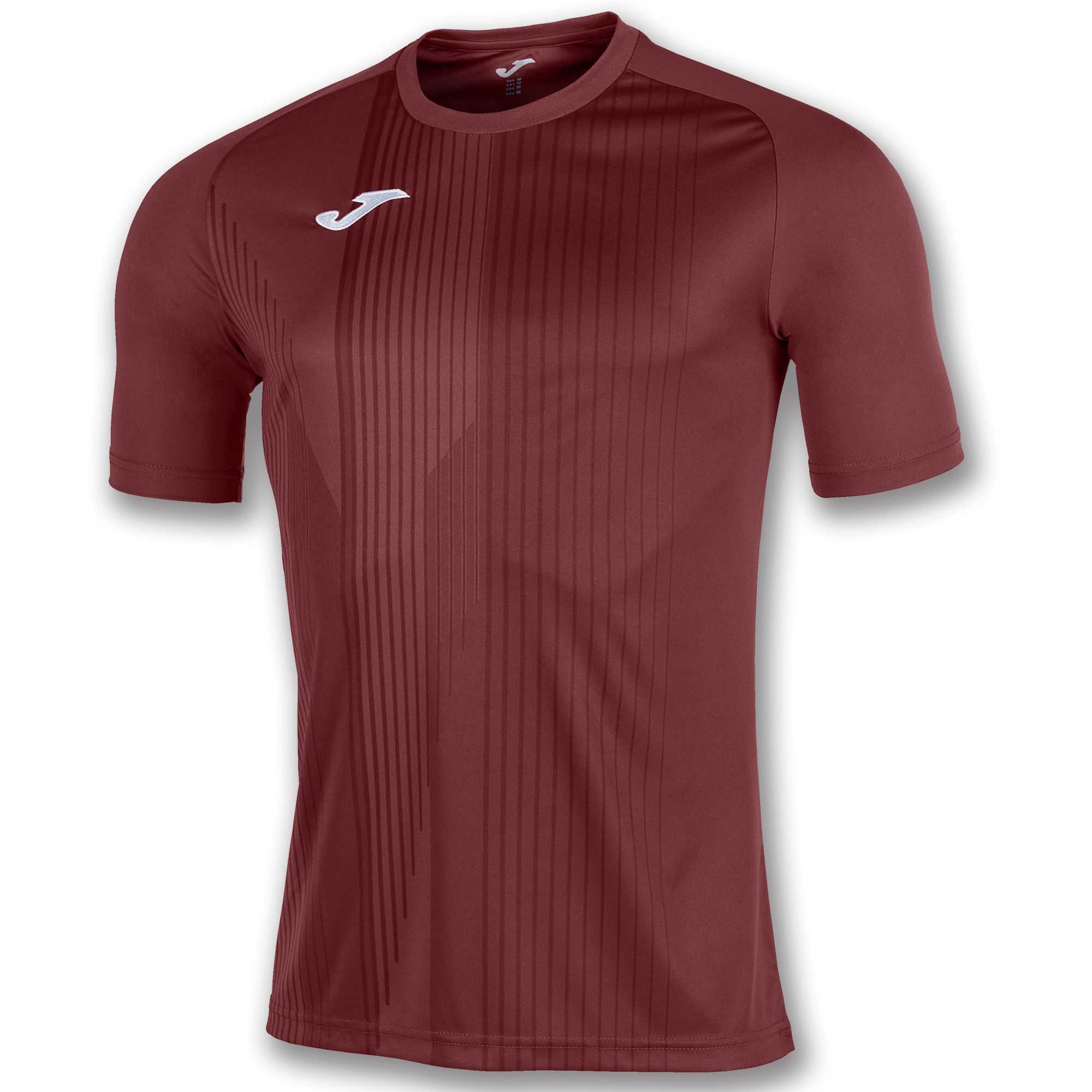 Joma T-shirt Tiger S/S Erkek Tişört Bordo | 70FHZOEGC