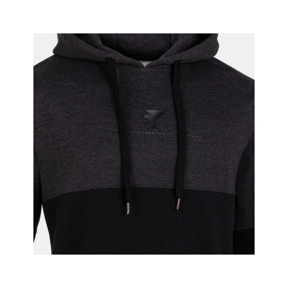 Joma Urban Street Hoodie Melange Erkek Tişörtü Gri Siyah | 19UIARGTJ