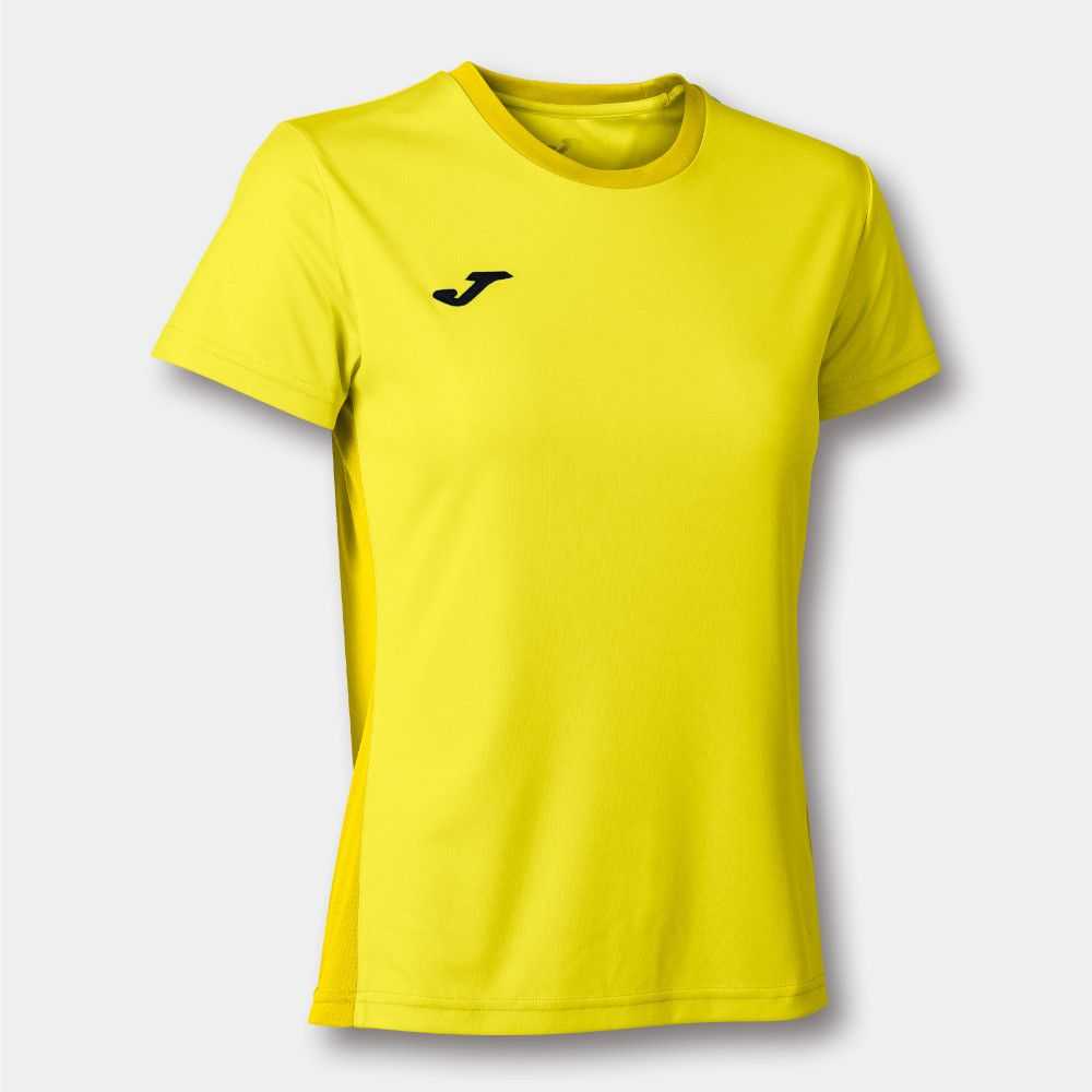 Joma Winner Ii Short Sleeve T-shirt Kadın Tişört Sarı | 81FMRTHYX